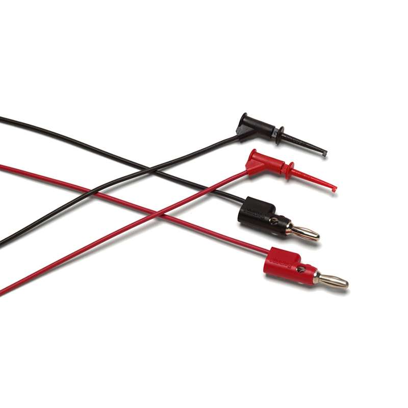 TL960 Micro-Hook Test Leads, 30V rms or 60V DC, 3A, Red/Black, 90cm
